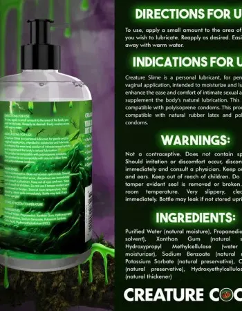Creature Slime Water Based  Lubricant 16oz