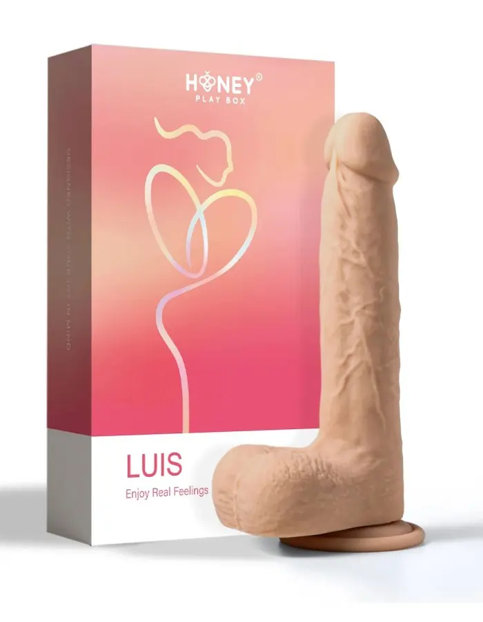 Luis-App Controlled 8.5" Real Thrusting Dildo With Clit Licker