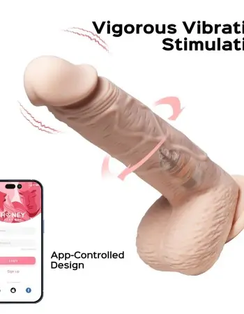 Paxton-App Controlled 7.5" Realistic Thrusting Penetrator Dildo