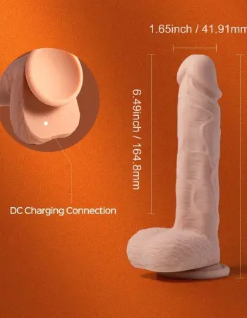 Paxton-App Controlled 7.5" Realistic Thrusting Penetrator Dildo