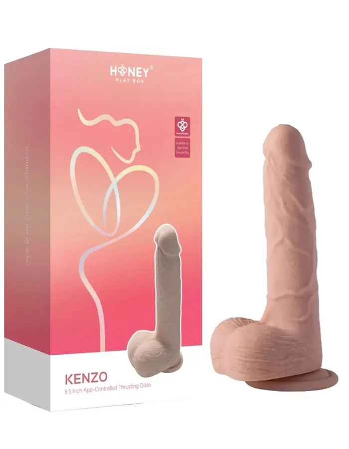 Kenzo-App Controlled 9.5" Big Realistic - Thrusting Dildo
