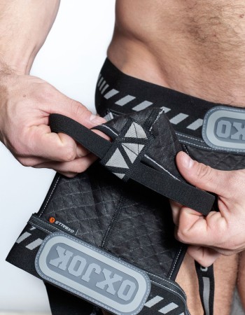 Packer Industrial Quilted Cargo Strapjock Black Puff Medium