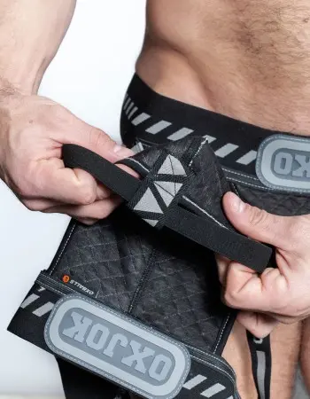 Packer Industrial Quilted Cargo Strapjock Black Puff Small