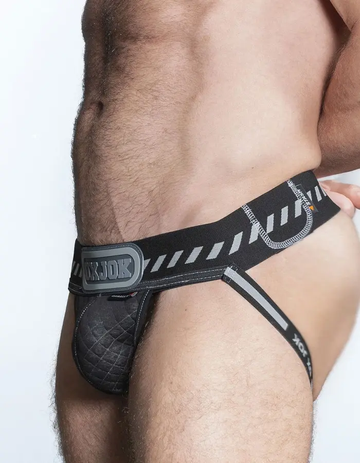 Packer Industrial Quilted Cargo Strapjock Black Pull Small