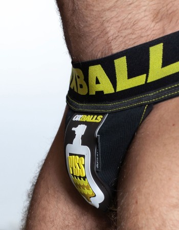 Pisspig 3d Rubber Urinal Patch Pouch Black/yellow Small