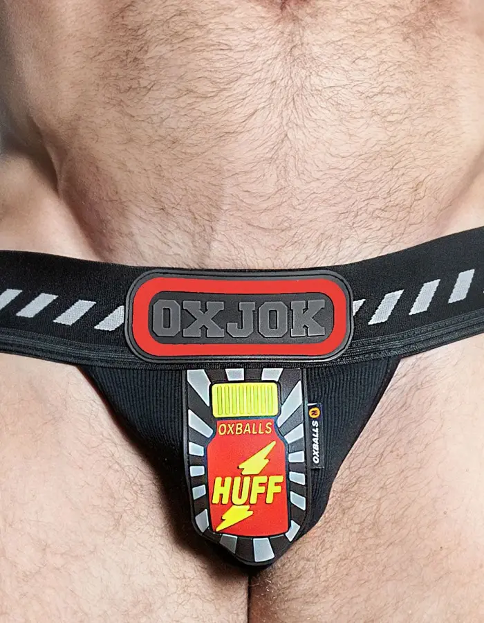 Pjock 3d Rubber Patch Pouch Black/red Large
