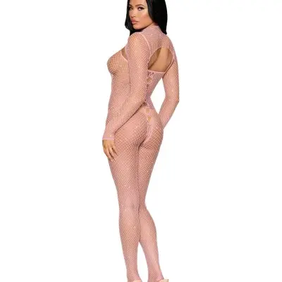 Bodystocking and Shrug Dmnd - One Size - Pink