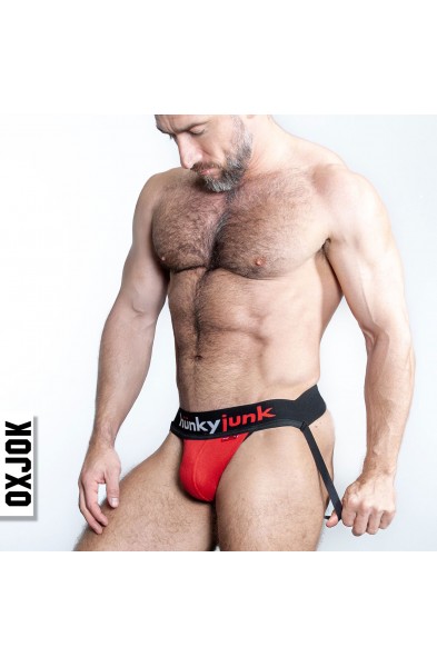 Hunker Comfy-Pouch Slider-Strap Jock Red Hot Large