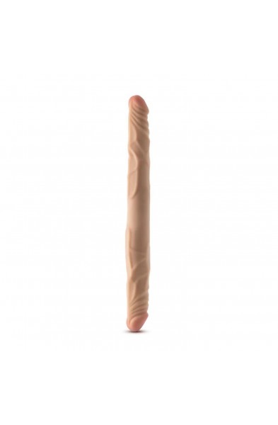 Dr. Skin Plus - 14 Posable Double Dong - Beige