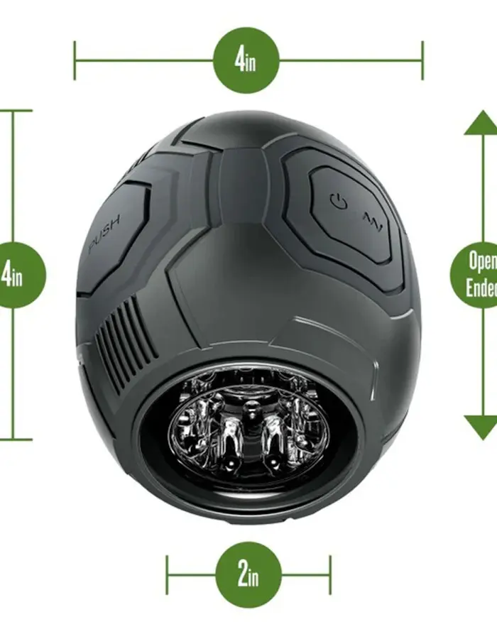 M for Men - Dome X - Vibrating Masturbator - Black