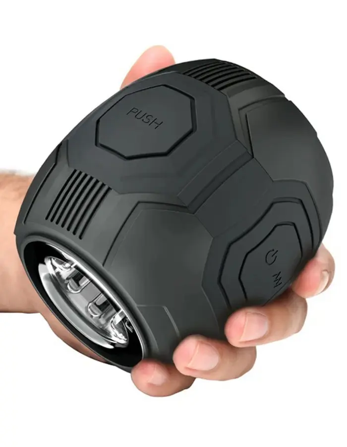 M for Men - Dome X - Vibrating Masturbator - Black