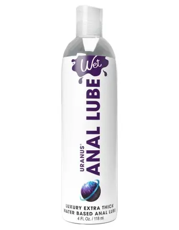 Wet Anal Lube 4oz Uranus Extra Thick Water Based