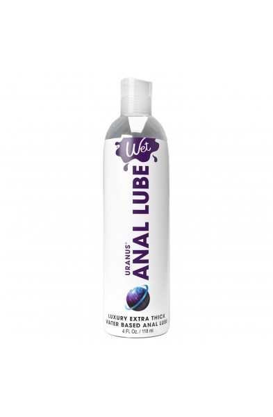 Wet Anal Lube 4oz Uranus Extra Thick Water Based