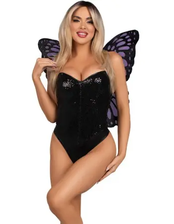 Iridescent Butterfly Wings - One Size - Purple