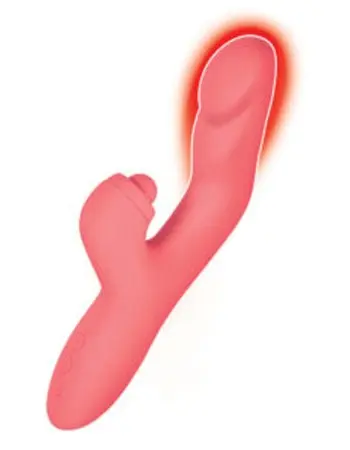Goddess Heat Up Tapping Massager - Coral