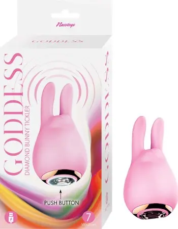 Goddess Diamond Bunny Tickler - Pink
