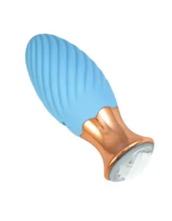 Goddess Diamond Tulip Massager - Blue