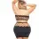 Net Worth 2pc Bandeau Set - Queen - Black