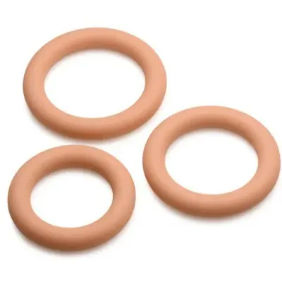 Jock Silicone Cock Ring Set in - Medium