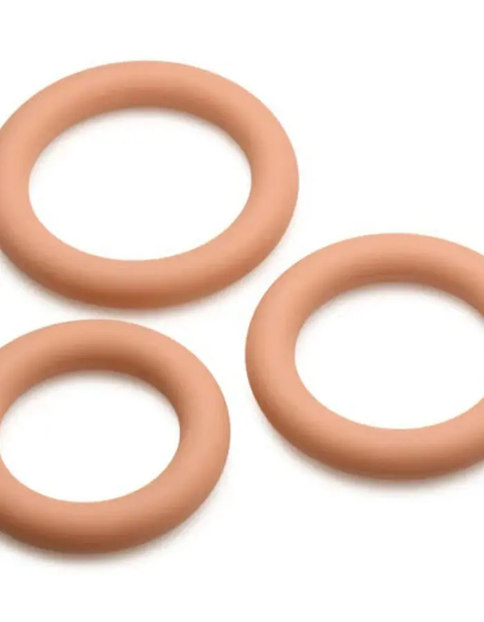 Jock Silicone Cock Ring Set in - Medium