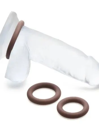 Jock Silicone Cock Ring Set in - Dark