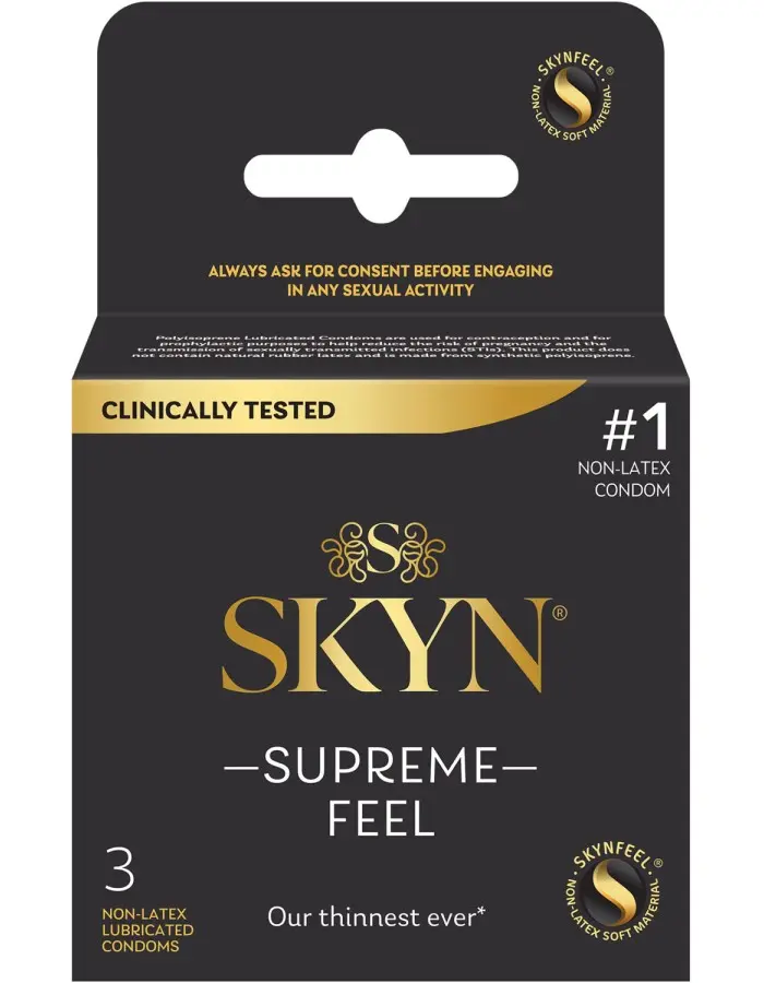 Skyn Supreme Feel 3 Count Condoms