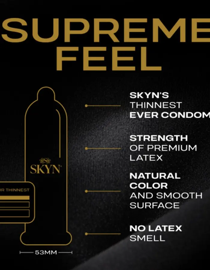 Skyn Supreme Feel 3 Count Condoms