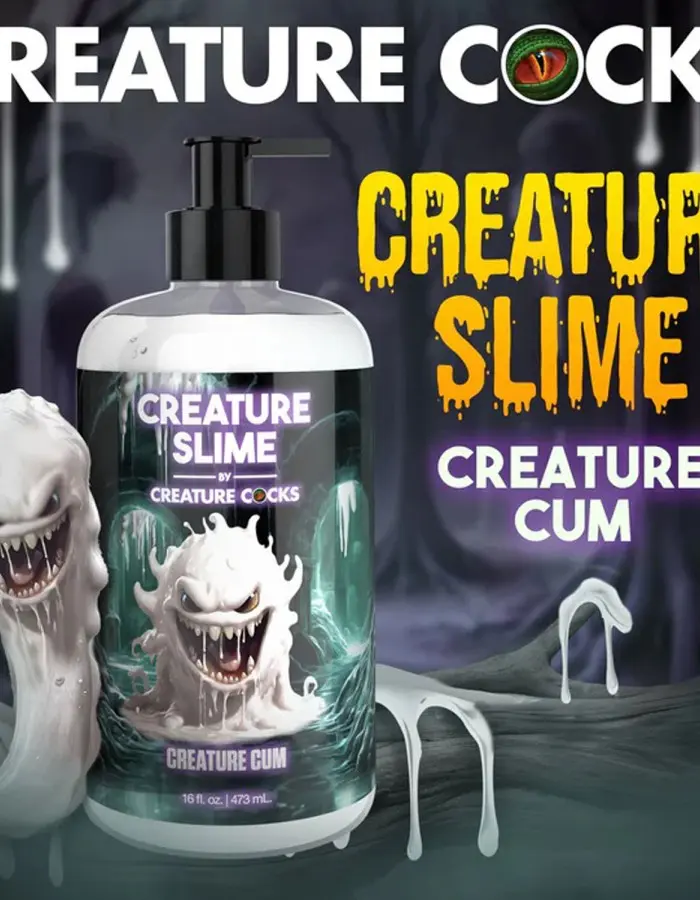 16oz Creature Slime Creature Cum Unscented Jizz - Lubricant - Clear