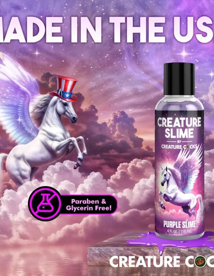 4oz Creature Slime Purple Slime Water-Based - Lubricant