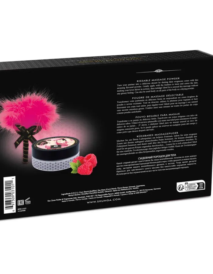Kissable Body Powder Raspberry Filling 2.65 Oz