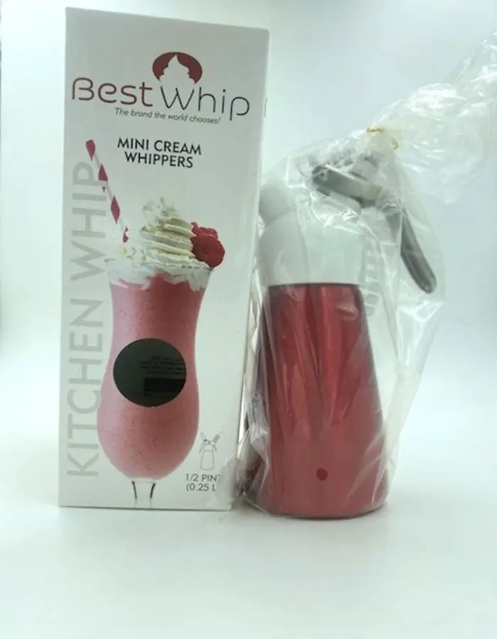 Mini Cream Whipper 1/2 Pint - Red