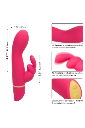 Love Bunny Vibrating "G" Bunny - Pink