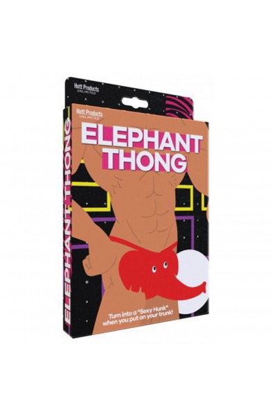 Elephant Thong - Red - One Size