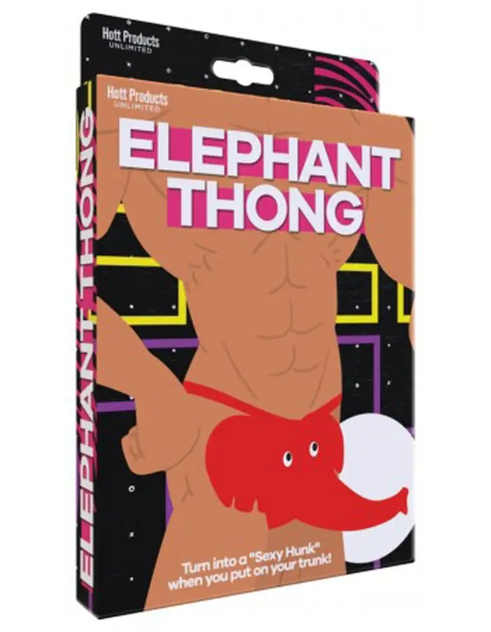 Elephant Thong - Red - One Size
