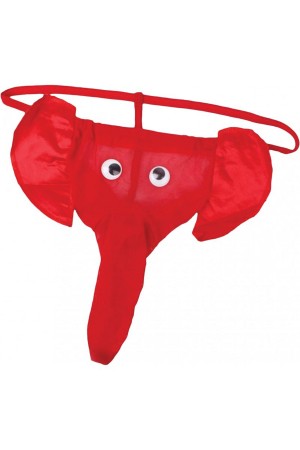 Elephant Thong - Red - One Size