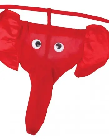 Elephant Thong - Red - One Size