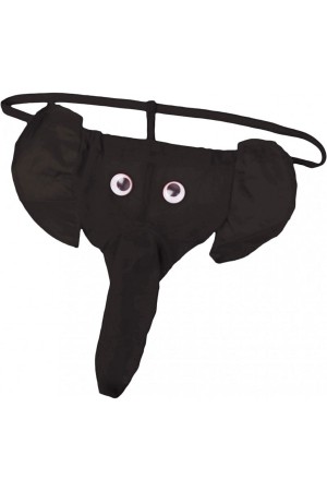 Elephant Thong - Black - One Size