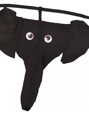 Elephant Thong - Black - One Size