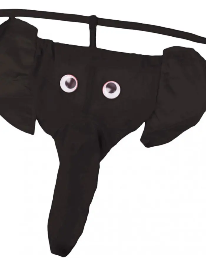 Elephant Thong - Black - One Size