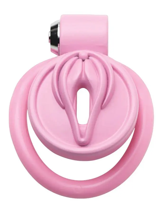 Pussification Vulva Chastity Cage - Pink