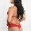 Red Brulee 1pc Strappy Halter Teddy - One Size