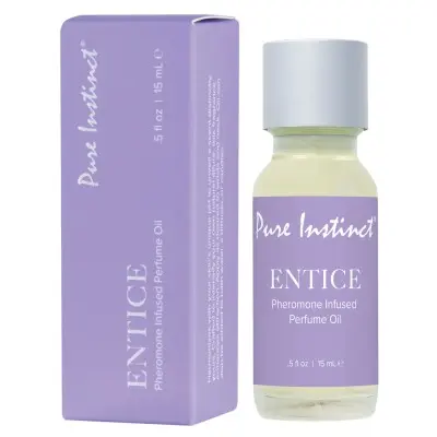Pure Instinct Pheromone Perfume Oil Entice Dropper 15 ml - 0.5 Fl Oz
