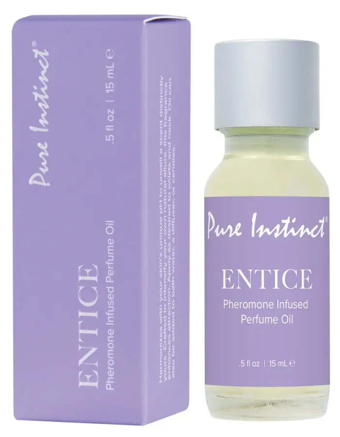 Pure Instinct Pheromone Perfume Oil Entice Dropper 15 ml - 0.5 Fl Oz