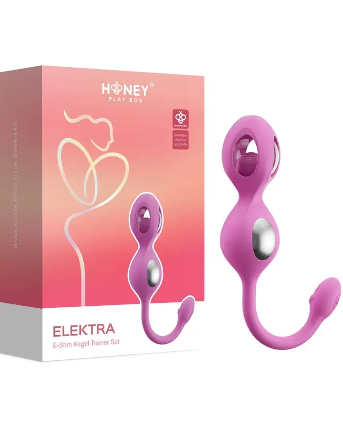 Elektra App-Enabled E-Stim Kegel Trainer Kit -Pink