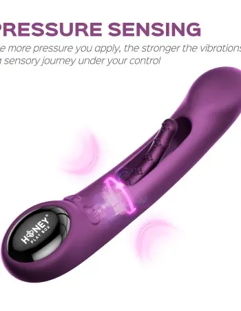 Tempo App-Controlled Tapping G-Spot Vibrator - Purple
