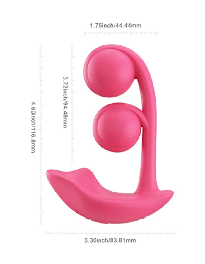 Melody Wearable Dual Vibrator - Pink