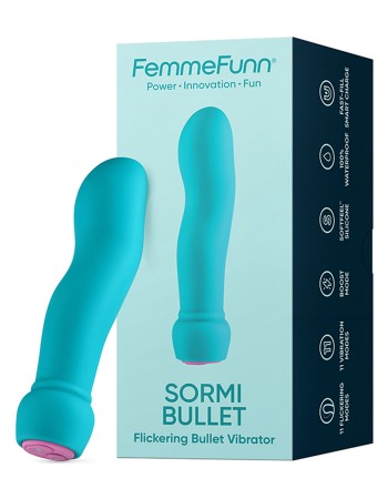 Sormi Bullet Flickering Bullet Vibrator -Turquoise