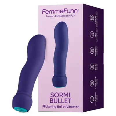 Sormi Bullet Flickering Bullet Vibrator - Purple