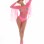 Fringe Benefits 2pc Set - One Size - Pink