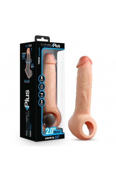 Performance Plus Thrive 2.5 Inch Silicone Penis  Xtender - Beige